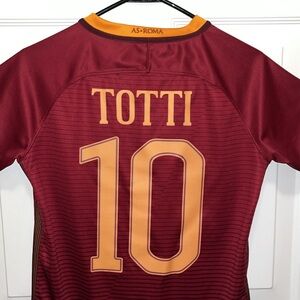 AS Roma Jersey Nike Dri-Fit TOTTI . Youth XL.